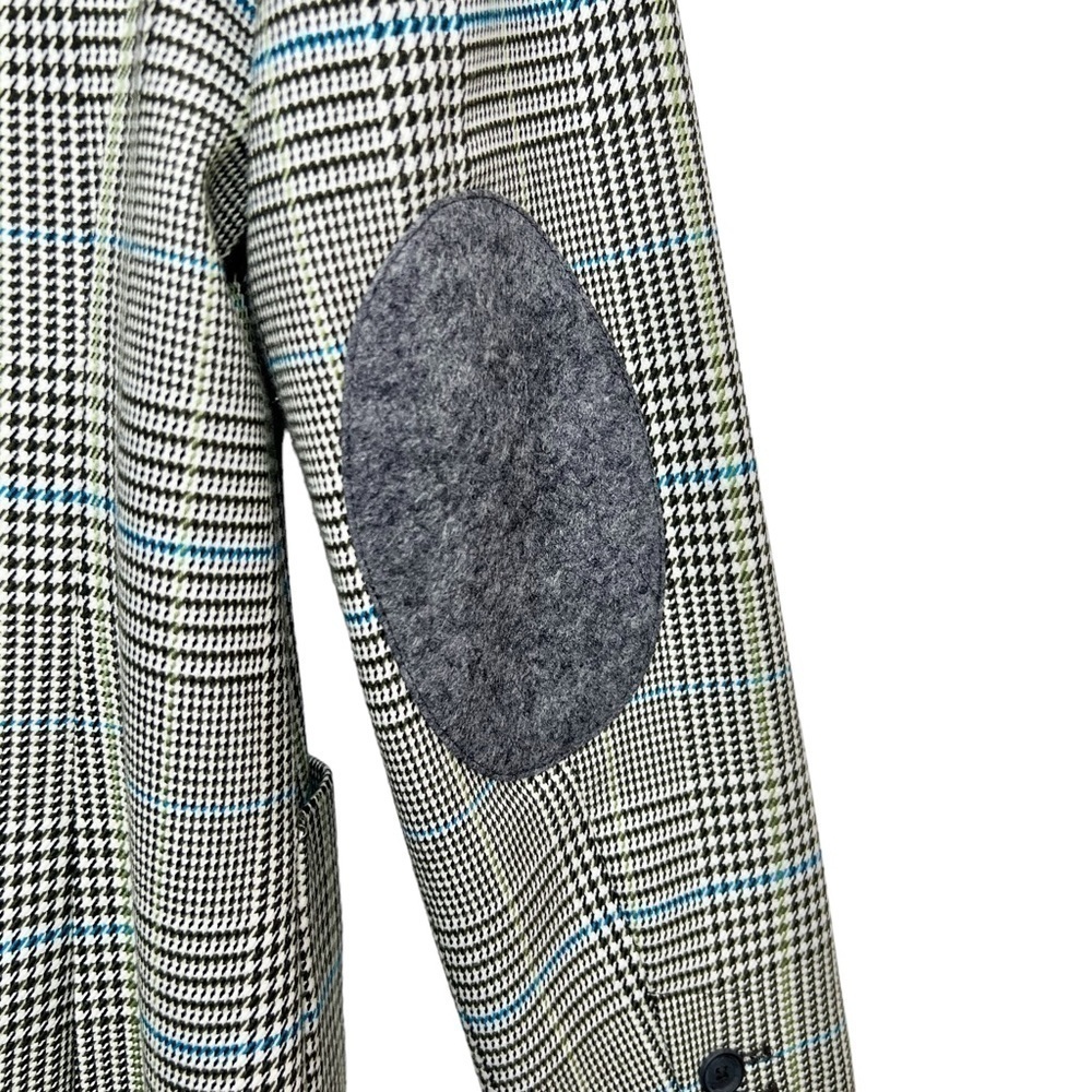 Zara Gray Glenn Plaid Oversized Women’s Boyfriend Fit Quiet Luxury Blazer Sz XS - Picture 8 of 13